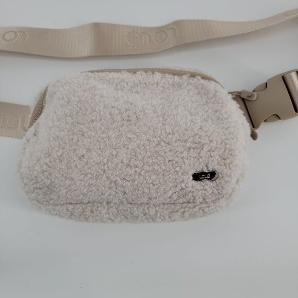 Lole Fleece Crossbody Belt Bag – Cream – Good Condition - Picture 3 of 10